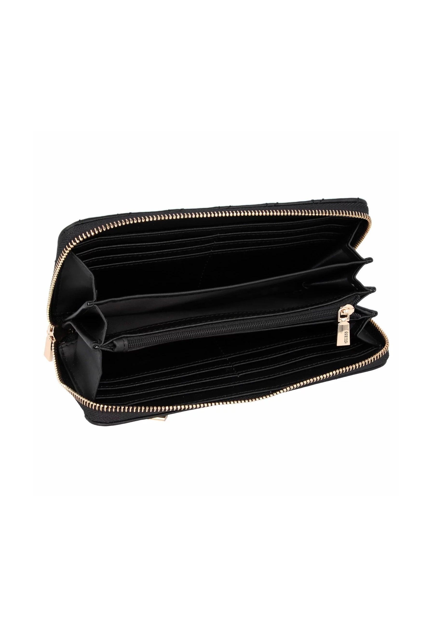 GUESS Eco Mai Portafoglio Donna Black EQG896946 - Sandrini Calzature e Abbigliamento