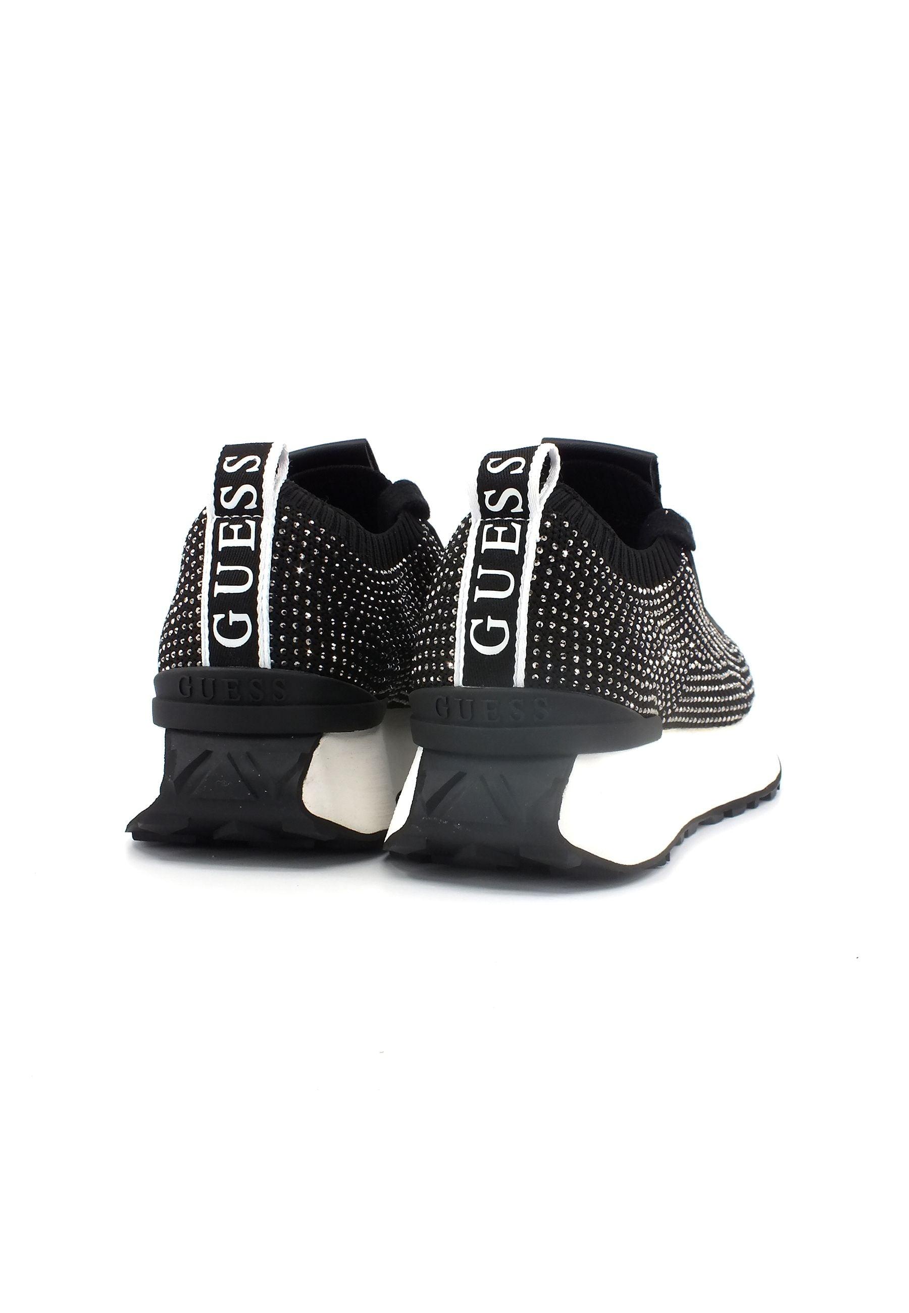 GUESS Elastic Sneaker Donna Black FL7LAUFAM12 - Sandrini Calzature e Abbigliamento