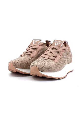 GUESS Elastic Sneaker Donna Nude FL7LAUFAM12 - Sandrini Calzature e Abbigliamento