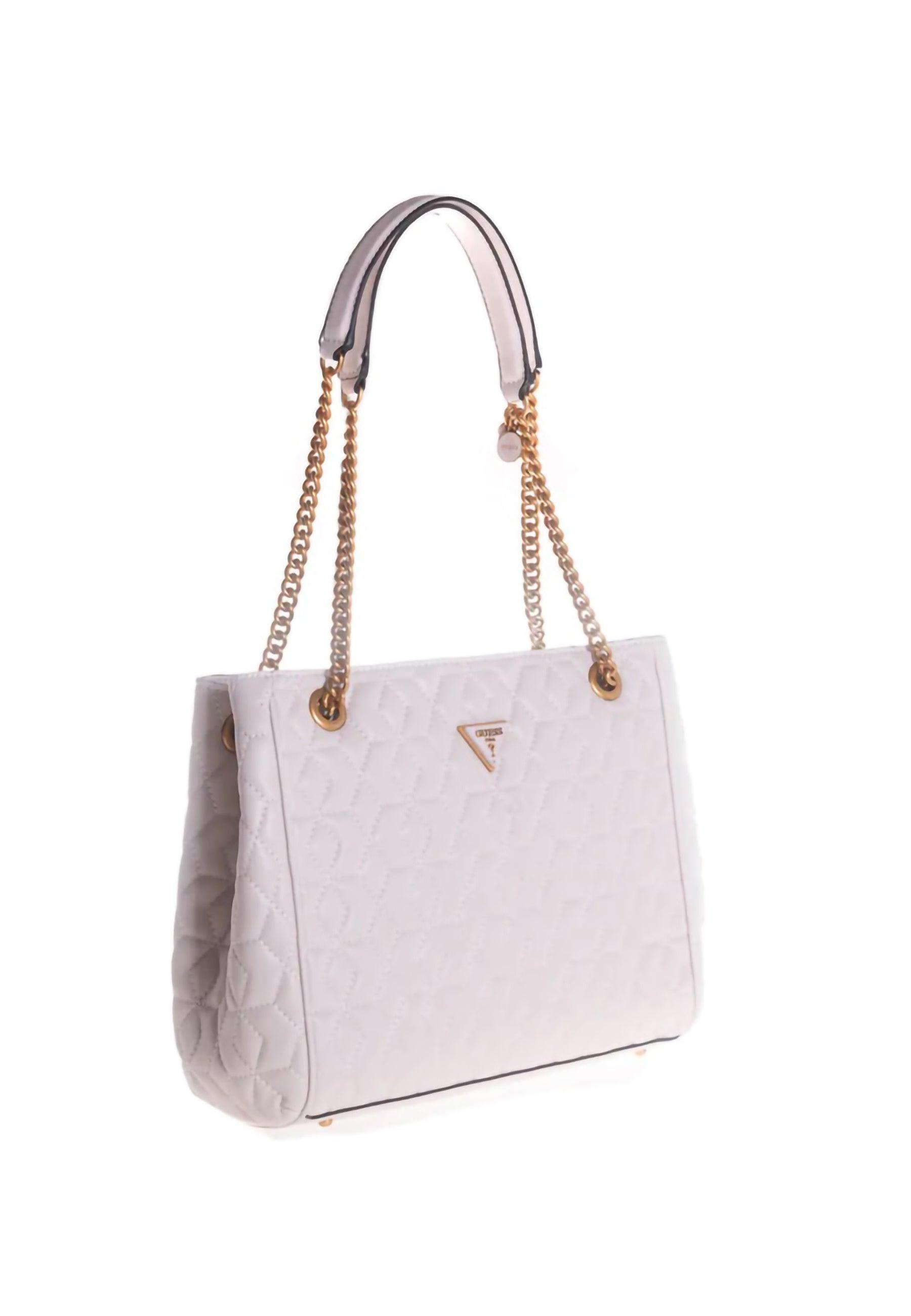 GUESS Elenia Borsa Carryall Stone QB867723 - Sandrini Calzature e Abbigliamento