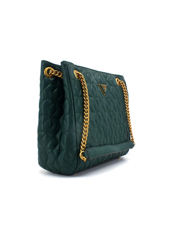 GUESS Elenia Borsa Girlfriend Carryall Forest QB867723 - Sandrini Calzature e Abbigliamento