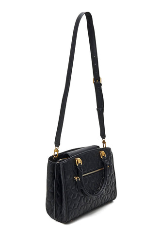 GUESS Elenia Borsa Girlfriend Satchel Black QB867706 - Sandrini Calzature e Abbigliamento
