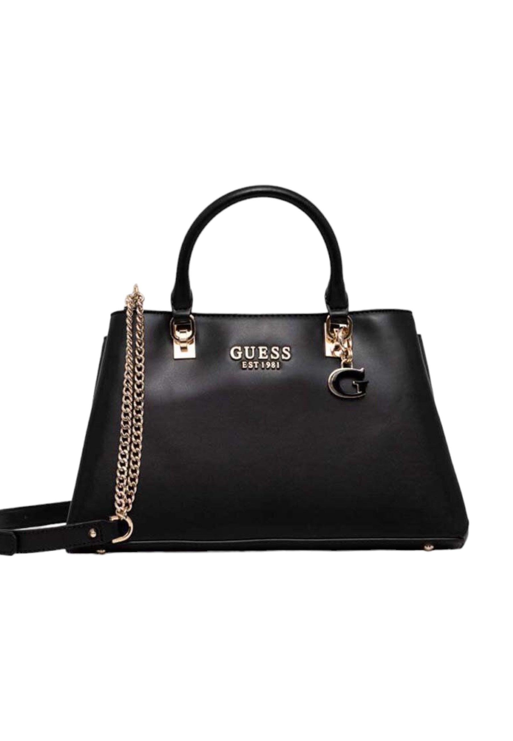 GUESS Eliette Borsa Girlfriend Satchel Donna Black VG922506 - Sandrini Calzature e Abbigliamento