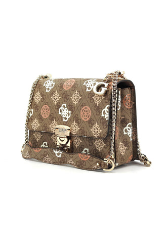GUESS Eliette Logo Borsa Donna Latte Logo Multi PS931521 - Sandrini Calzature e Abbigliamento