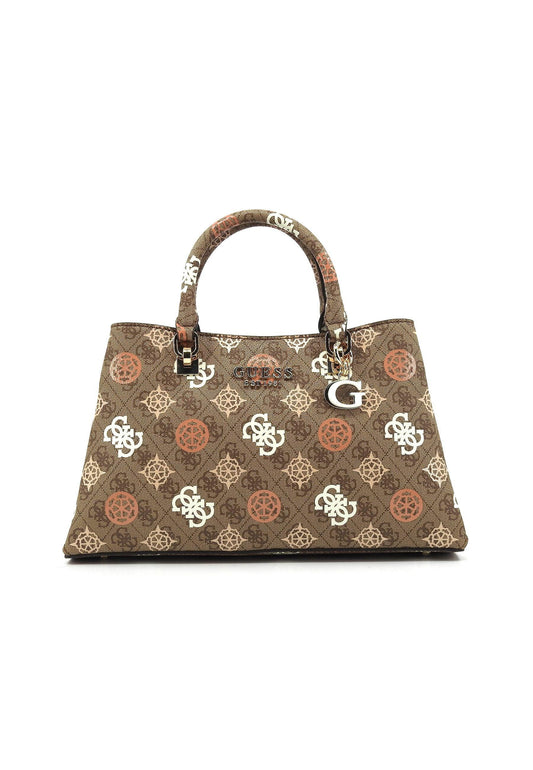 GUESS Eliette Logo Borsa Girlfriend Donna Latte Logo Multi PS931506 - Sandrini Calzature e Abbigliamento