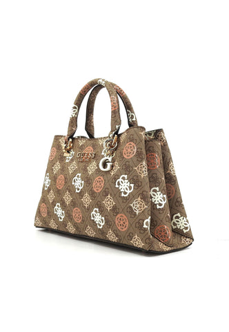 GUESS Eliette Logo Borsa Girlfriend Donna Latte Logo Multi PS931506 - Sandrini Calzature e Abbigliamento