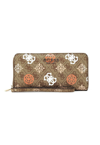 GUESS Eliette Logo SLG Portafoglio Donna Latte Logo Multi PS931546 - Sandrini Calzature e Abbigliamento