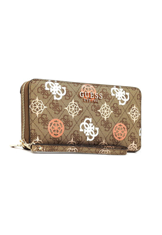 GUESS Eliette Logo SLG Portafoglio Donna Latte Logo Multi PS931546 - Sandrini Calzature e Abbigliamento