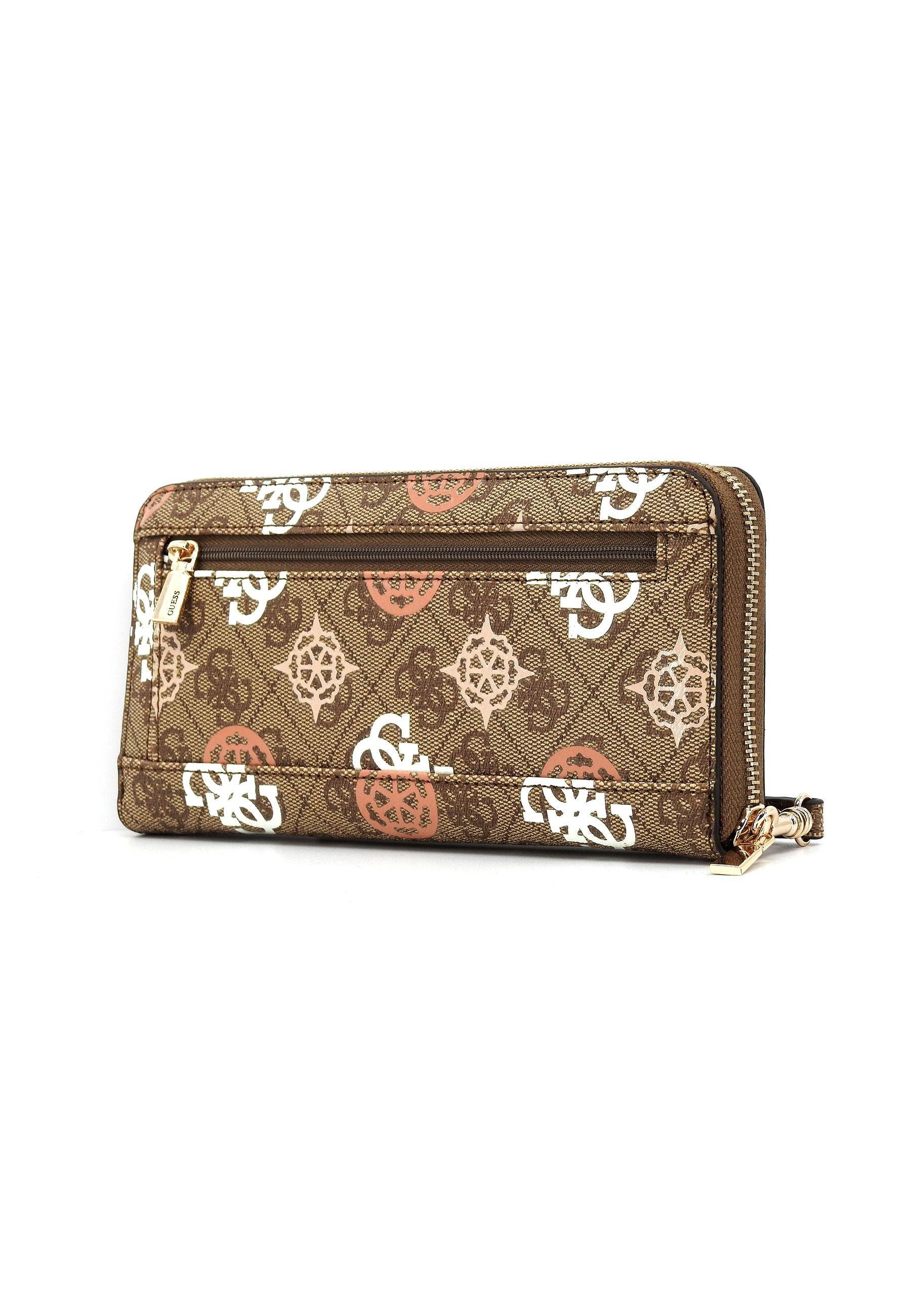 GUESS Eliette Logo SLG Portafoglio Donna Latte Logo Multi PS931546 - Sandrini Calzature e Abbigliamento