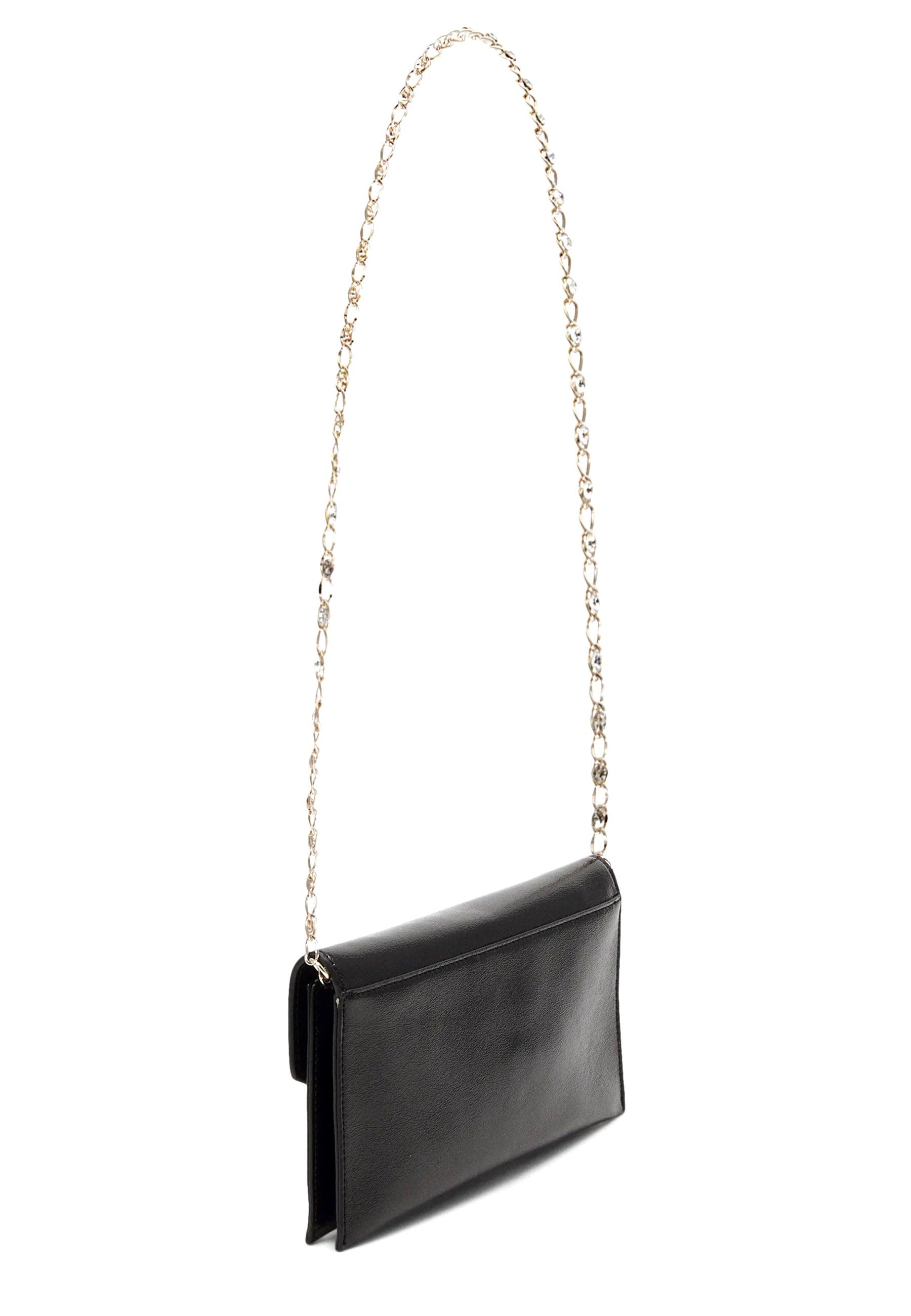 GUESS Ever Flap Clutch Pochette Black BG868770 - Sandrini Calzature e Abbigliamento