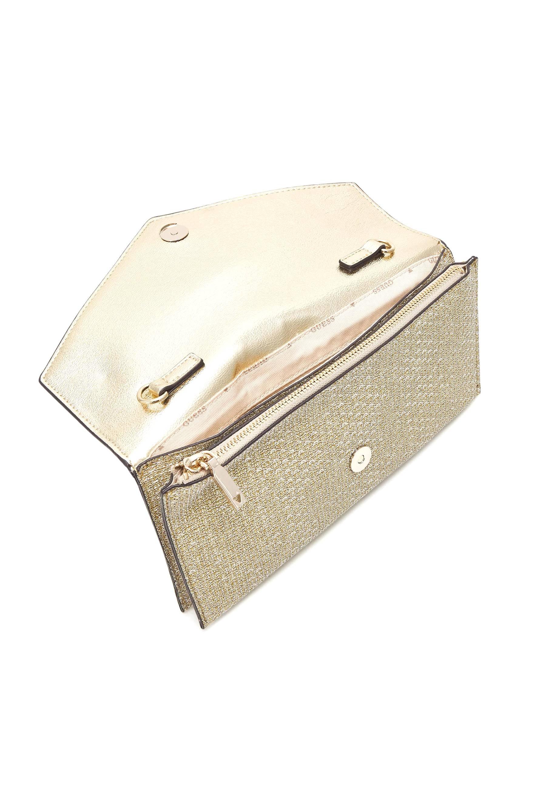 GUESS Ever Flap Clutch Pochette Gold EG868770 - Sandrini Calzature e Abbigliamento