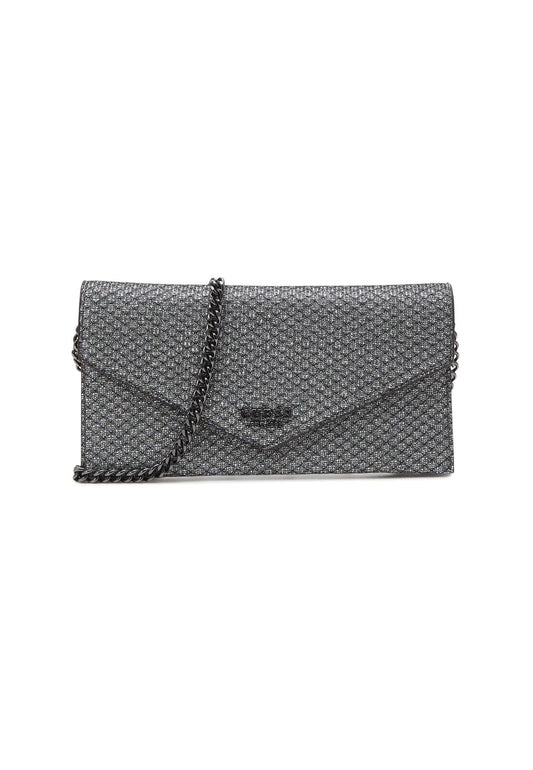 GUESS Ever Flap Clutch Pochette Silver EM868770 - Sandrini Calzature e Abbigliamento