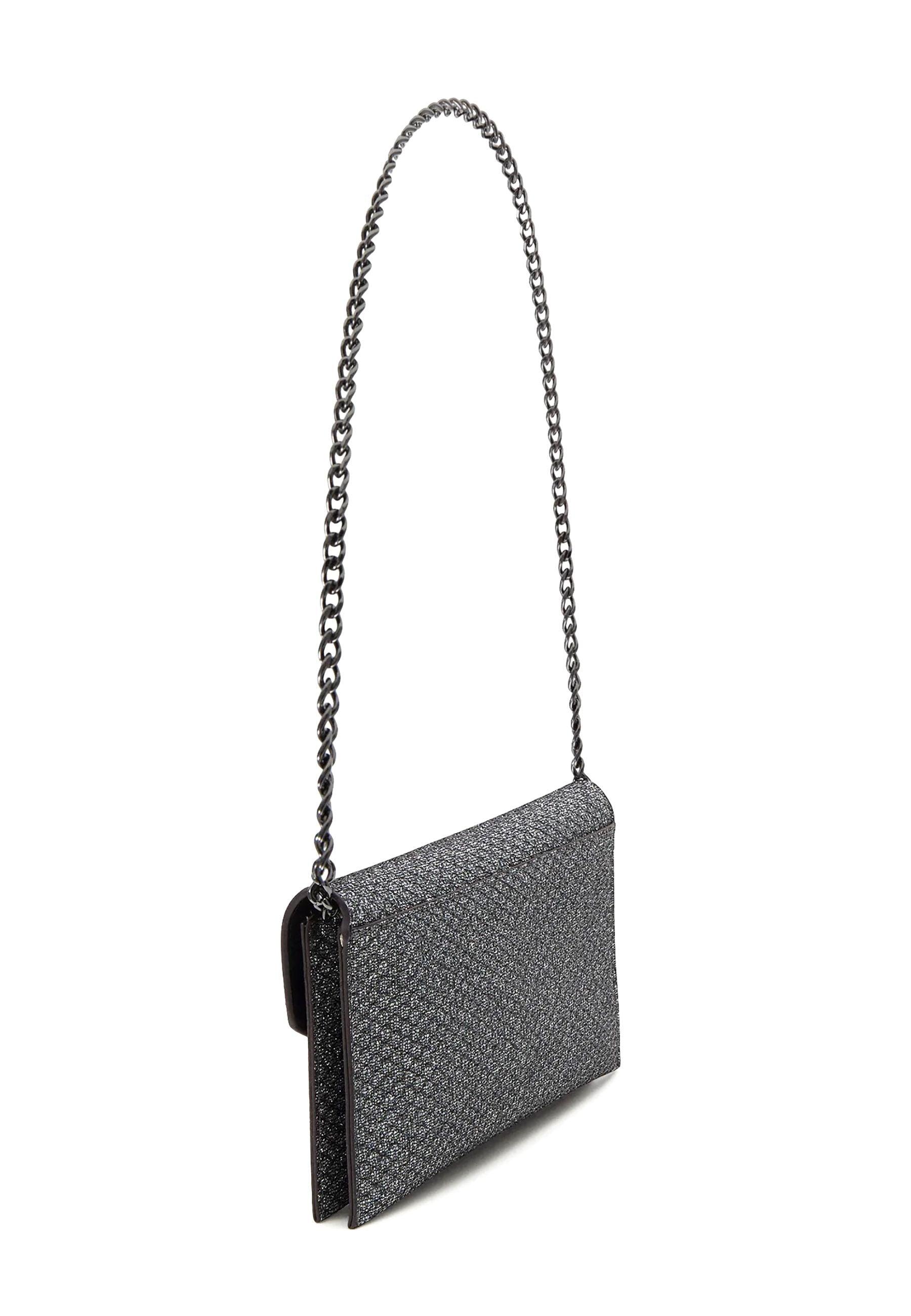 GUESS Ever Flap Clutch Pochette Silver EM868770 - Sandrini Calzature e Abbigliamento