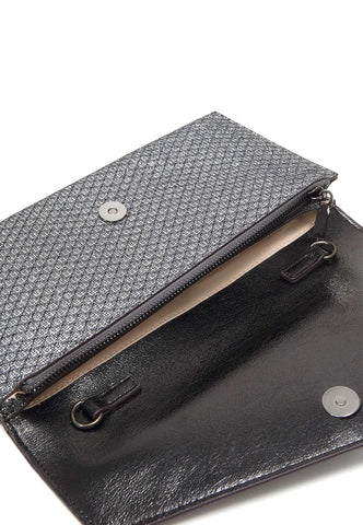 GUESS Ever Flap Clutch Pochette Silver EM868770 - Sandrini Calzature e Abbigliamento
