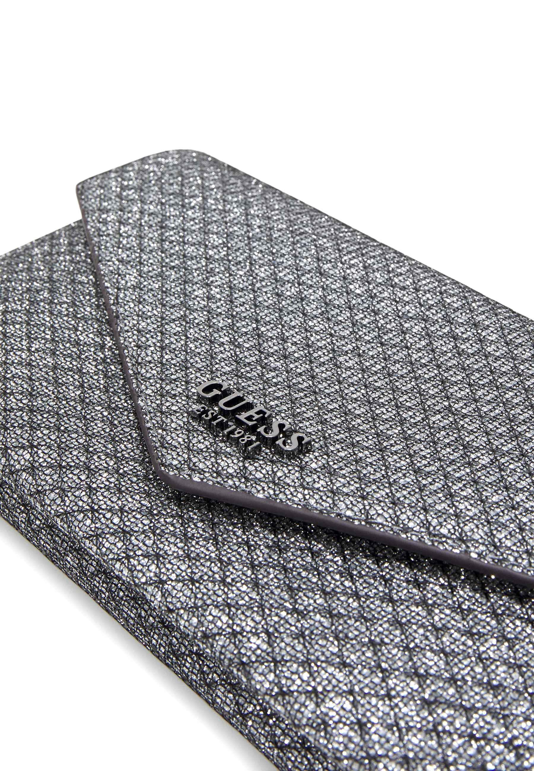 GUESS Ever Flap Clutch Pochette Silver EM868770 - Sandrini Calzature e Abbigliamento