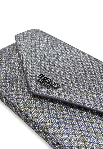 GUESS Ever Flap Clutch Pochette Silver EM868770 - Sandrini Calzature e Abbigliamento