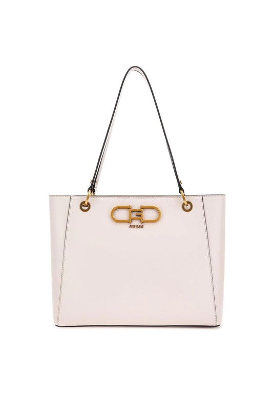 GUESS Fleet Borsa Noel Tote Stone Bianco VB898223 - Sandrini Calzature e Abbigliamento