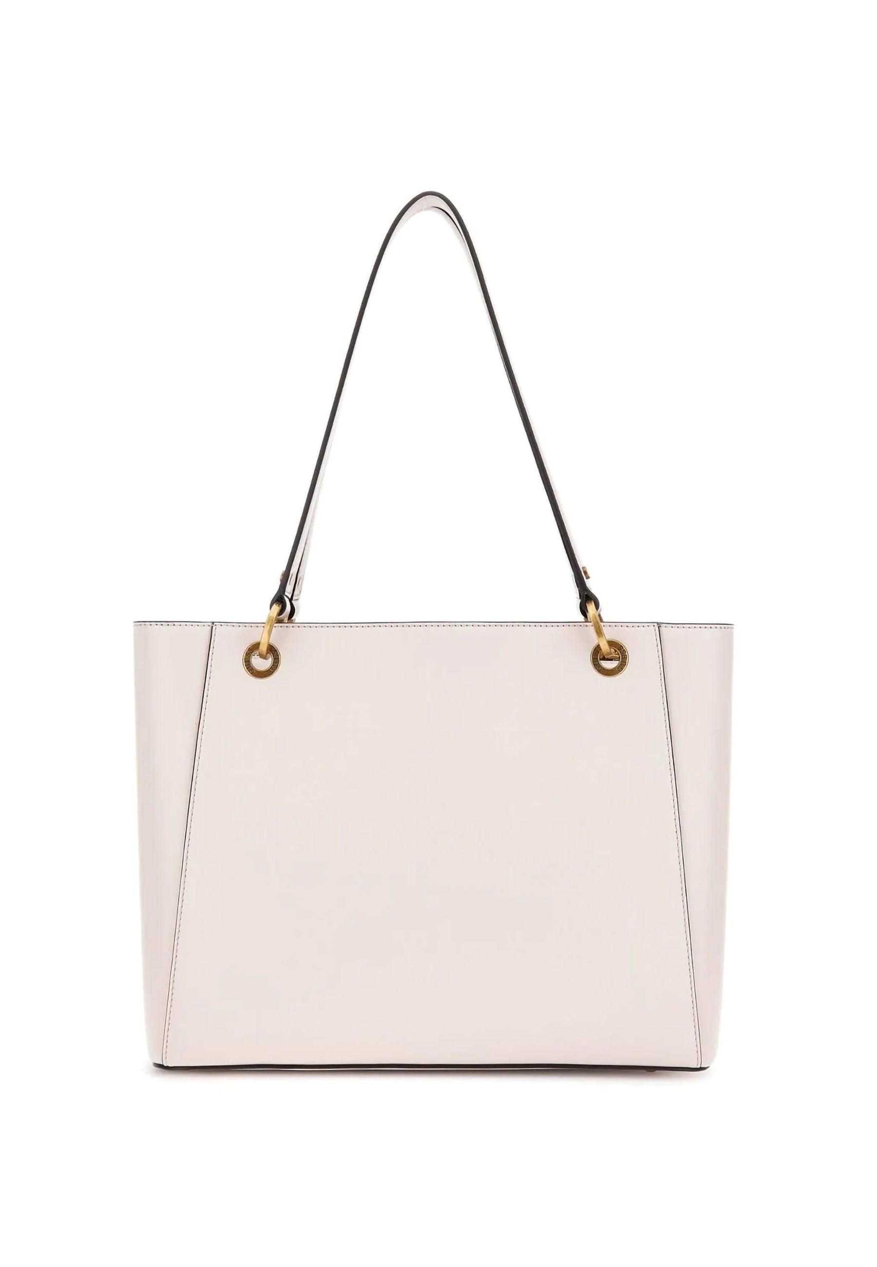 GUESS Fleet Borsa Noel Tote Stone Bianco VB898223 - Sandrini Calzature e Abbigliamento