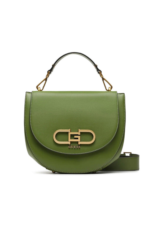 GUESS Fleet Borsa Saddle Bottle Green VB898220 - Sandrini Calzature e Abbigliamento