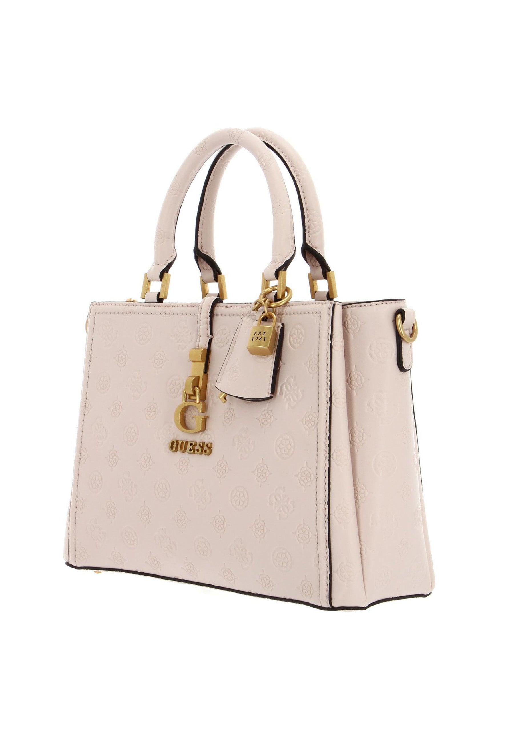 GUESS G James Logo Borsa Girlfriend Satchel Blush Rosa PD921306 - Sandrini Calzature e Abbigliamento