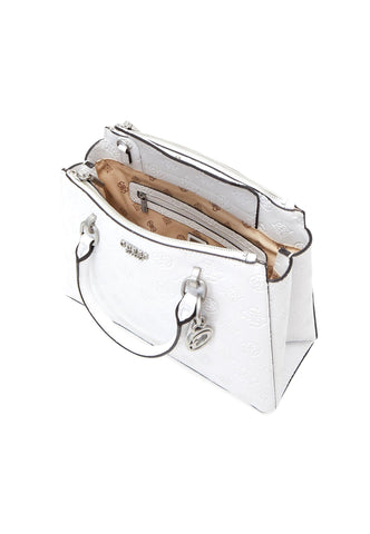 GUESS Galeria Borsa Satchel White PO874706 - Sandrini Calzature e Abbigliamento