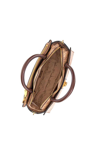 GUESS Ginevra Borsa Satchel Latte Logo SB867506 - Sandrini Calzature e Abbigliamento
