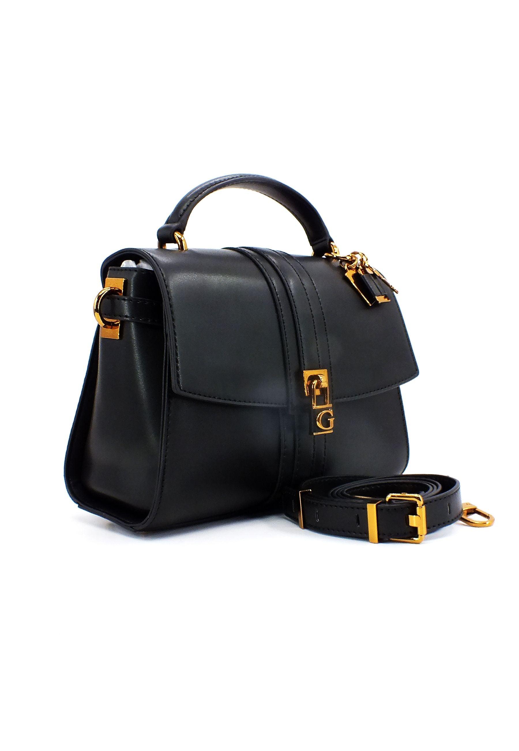 GUESS Ginevra Borsa Top Handle Black VZ873420 - Sandrini Calzature e Abbigliamento