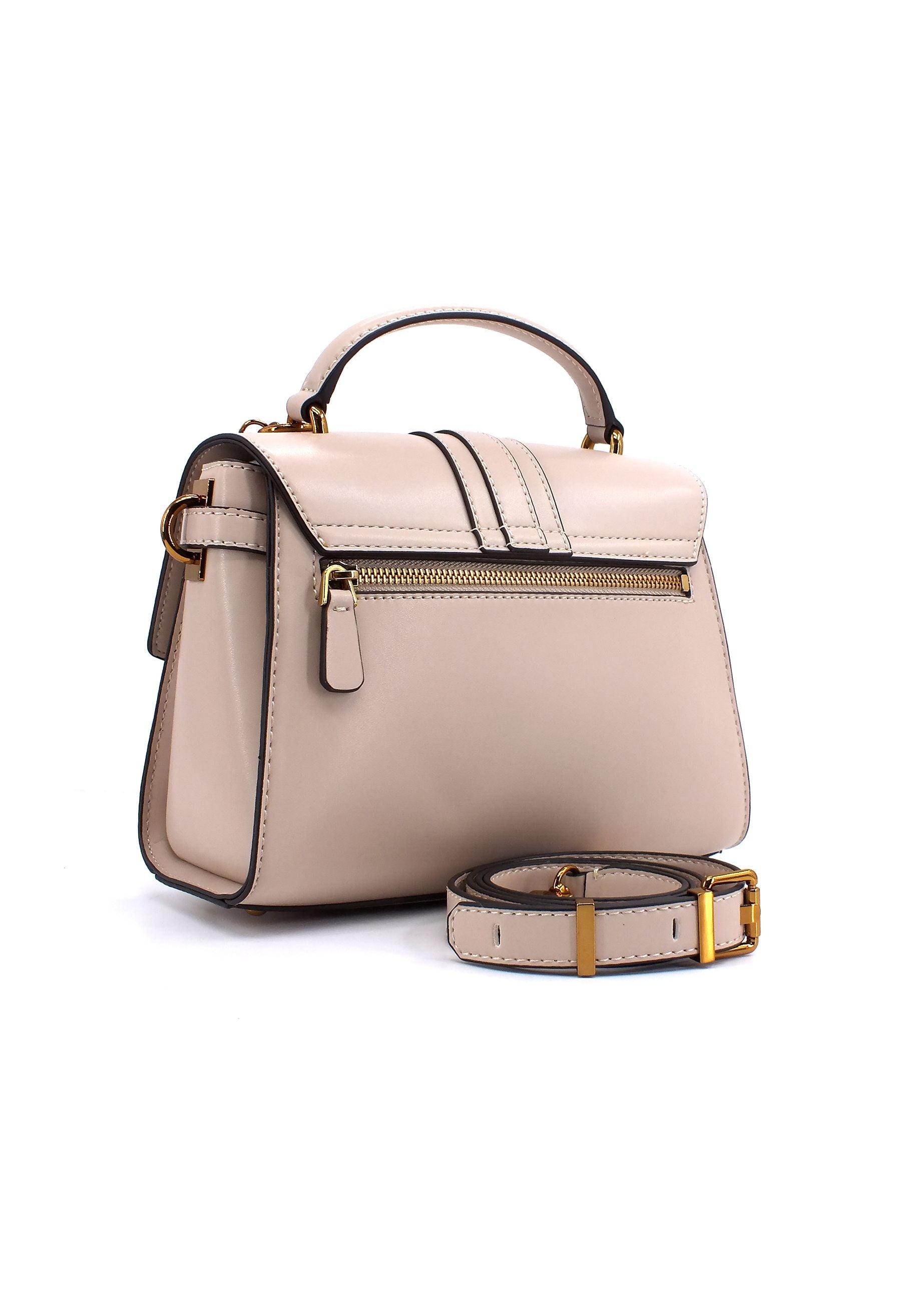 GUESS Ginevra Borsa Top Handle Light Rum VZ873420 - Sandrini Calzature e Abbigliamento