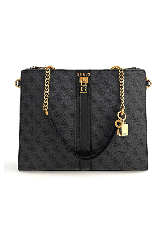 GUESS Ginevra Borsa Tote Coal Logo SB867523 - Sandrini Calzature e Abbigliamento