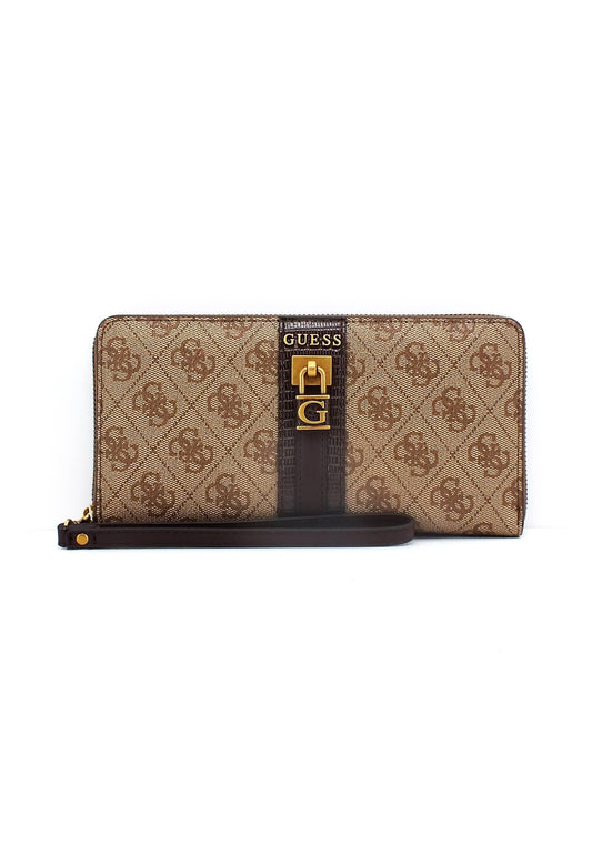 GUESS Ginevra SLG Portafoglio Donna Latte Logo SB867563 - Sandrini Calzature e Abbigliamento
