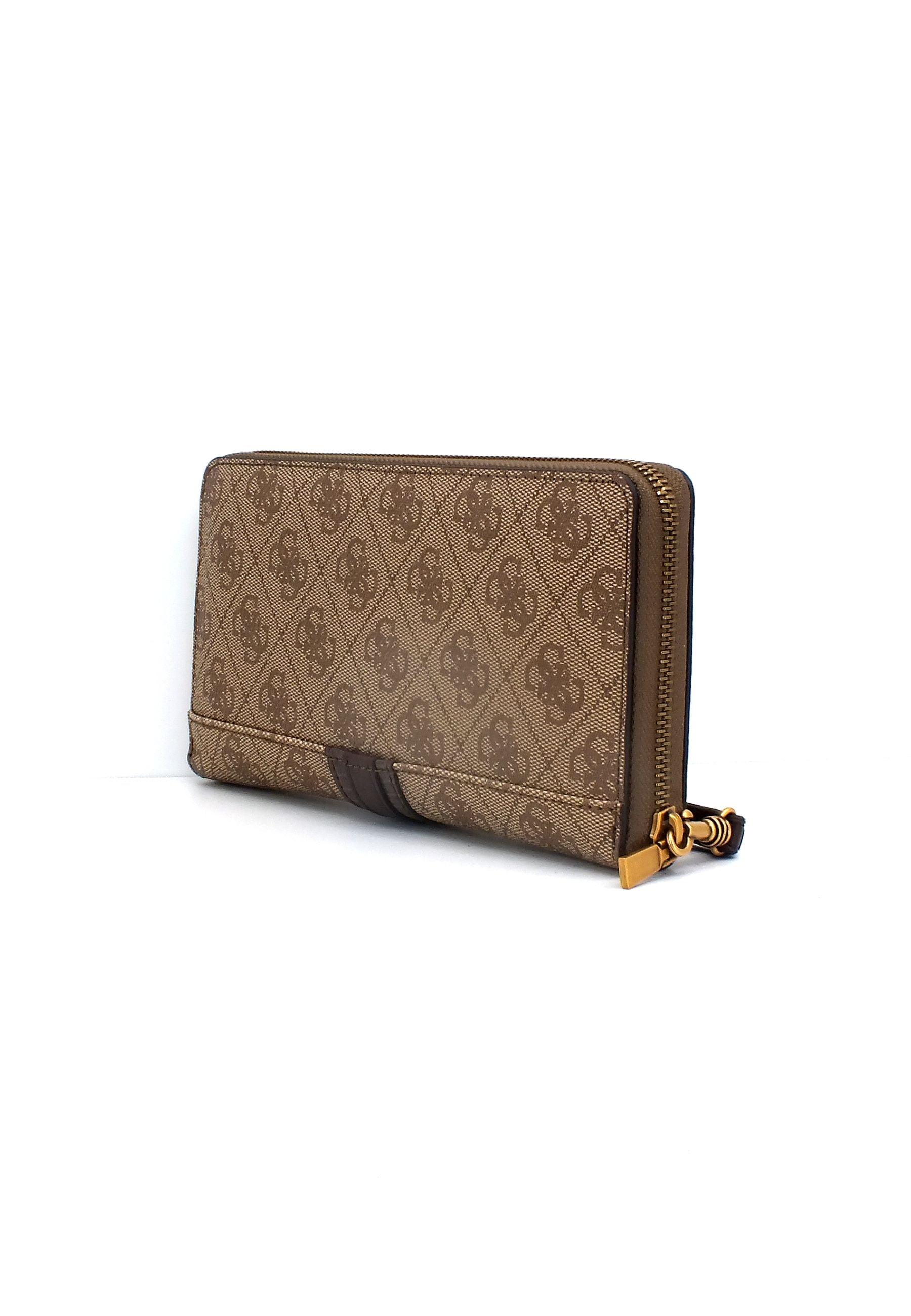 GUESS Ginevra SLG Portafoglio Donna Latte Logo SB867563 - Sandrini Calzature e Abbigliamento