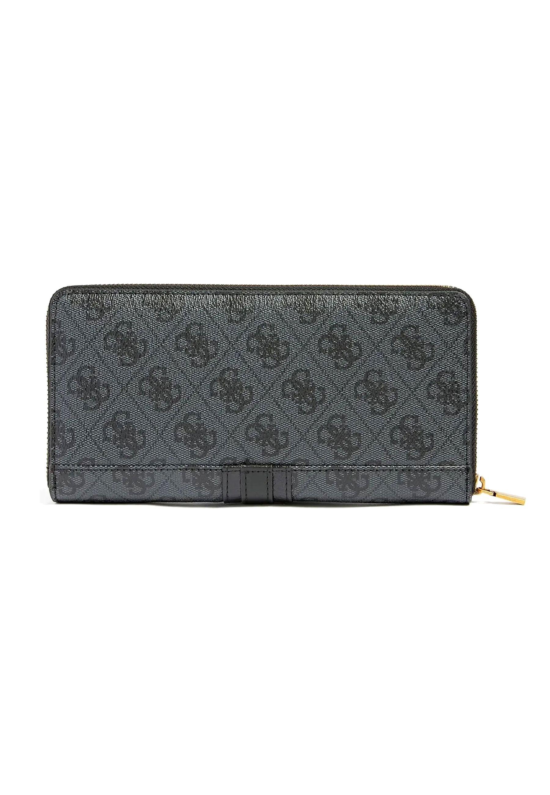 GUESS Ginevra SLG Portafoglio Large Donna Coal Logo SB867563 - Sandrini Calzature e Abbigliamento