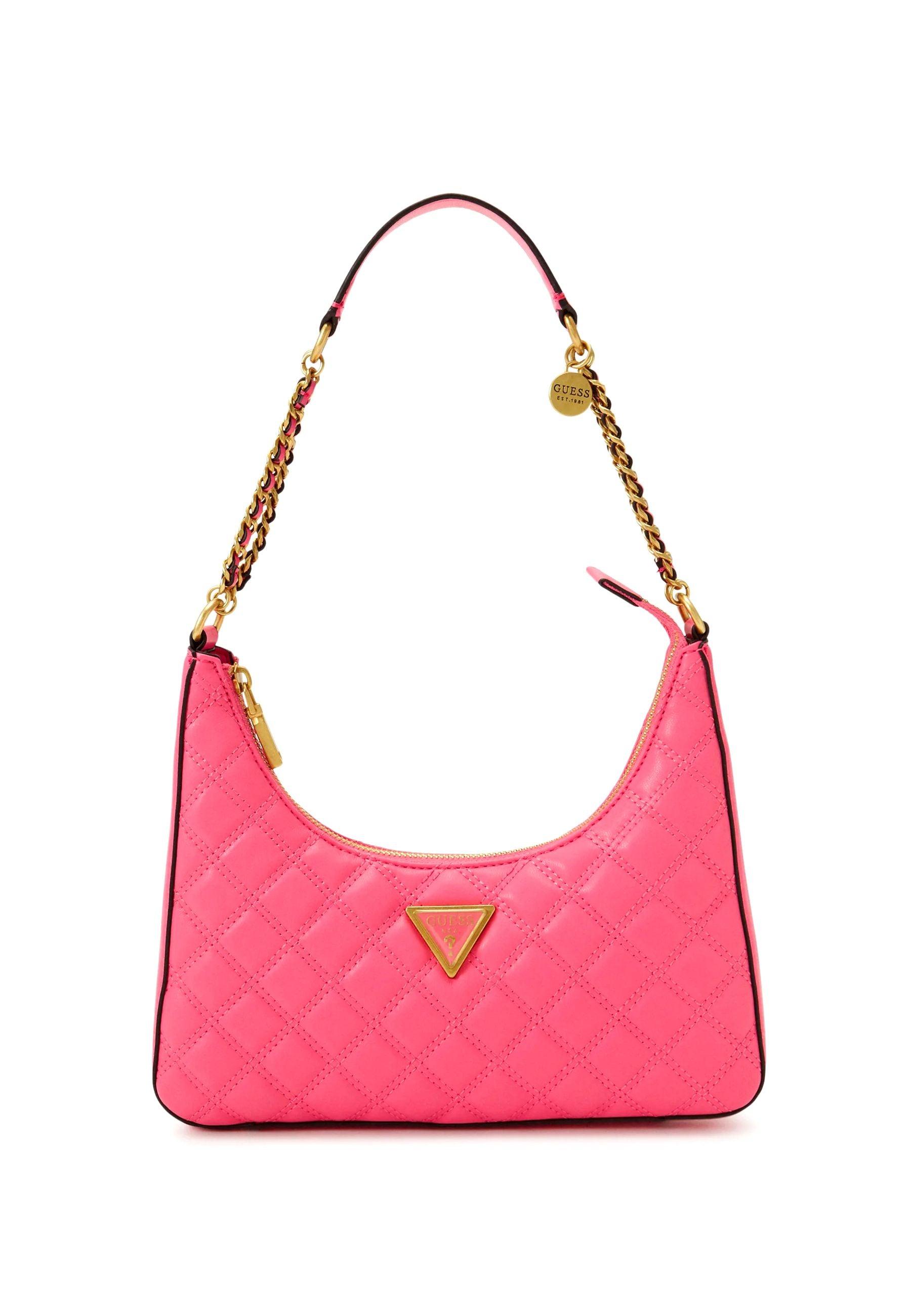 GUESS Giully Borsa Shoulder Watermelon Rosa QA874818 - Sandrini Calzature e Abbigliamento