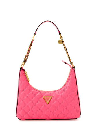 GUESS Giully Borsa Shoulder Watermelon Rosa QA874818 - Sandrini Calzature e Abbigliamento