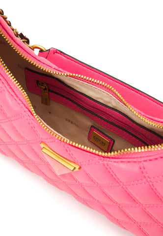 GUESS Giully Borsa Shoulder Watermelon Rosa QA874818 - Sandrini Calzature e Abbigliamento