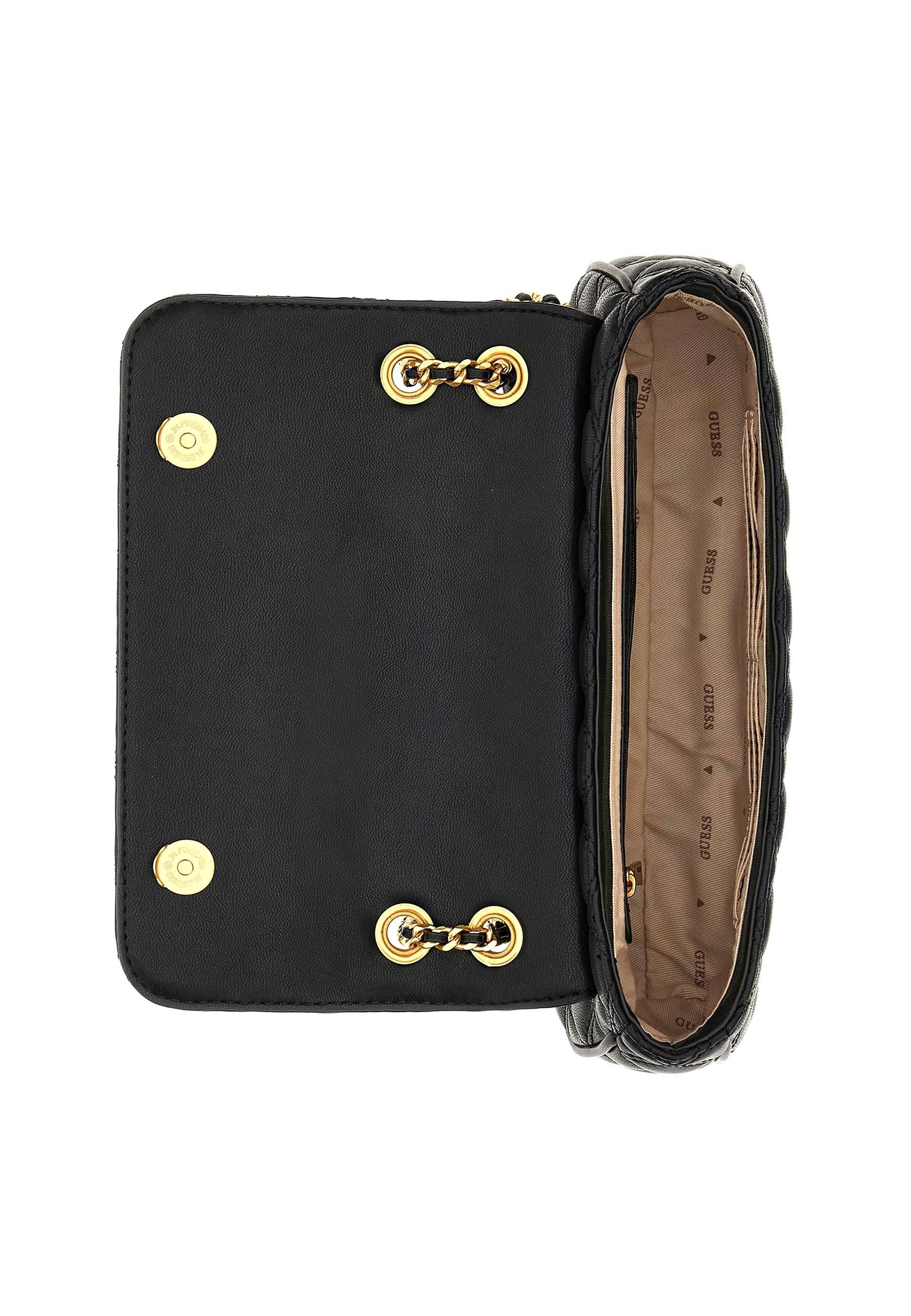GUESS Giully Tracolla Crossbody Black QA874821 - Sandrini Calzature e Abbigliamento