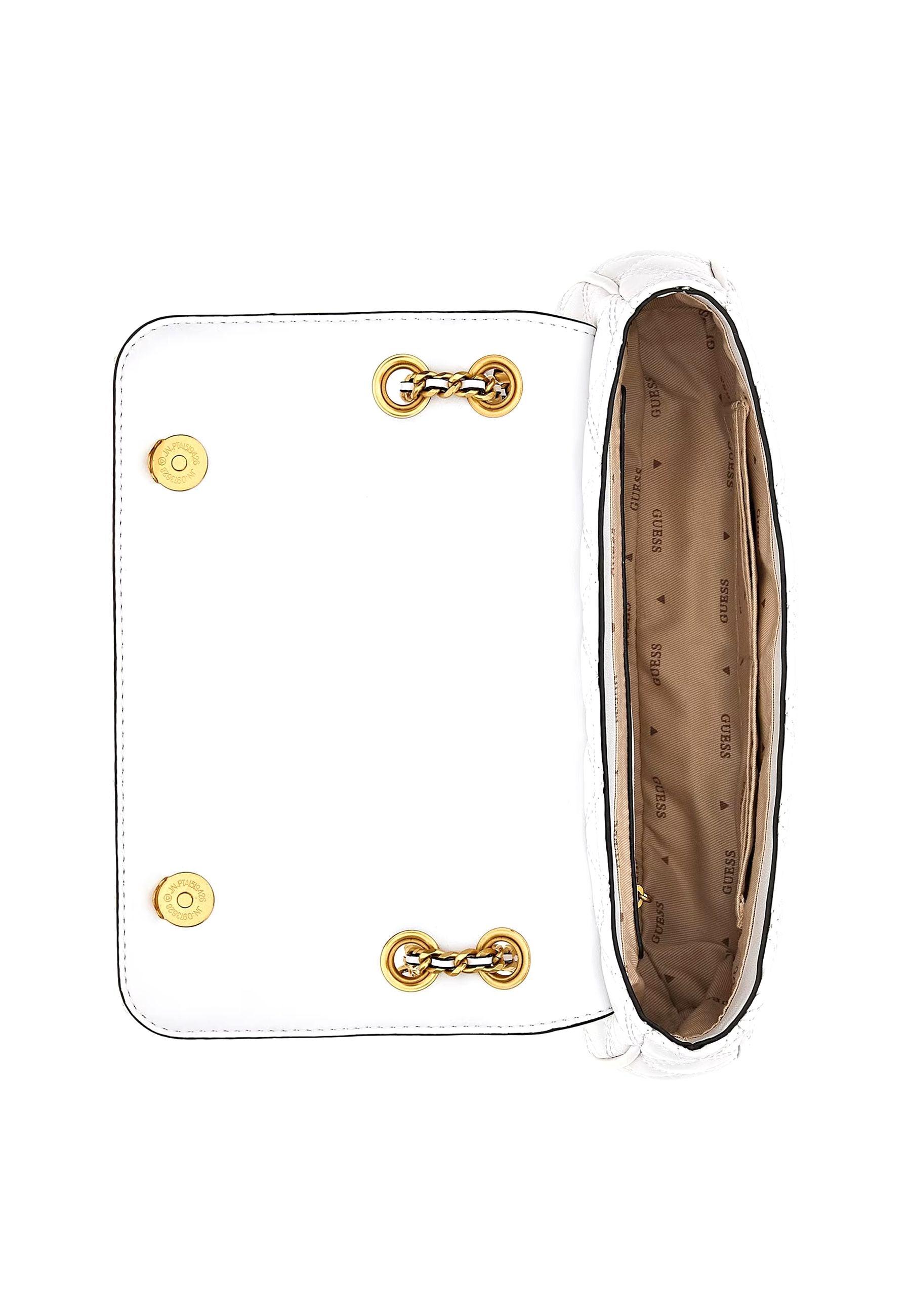 GUESS Giully Tracolla Crossbody White QA874821 - Sandrini Calzature e Abbigliamento