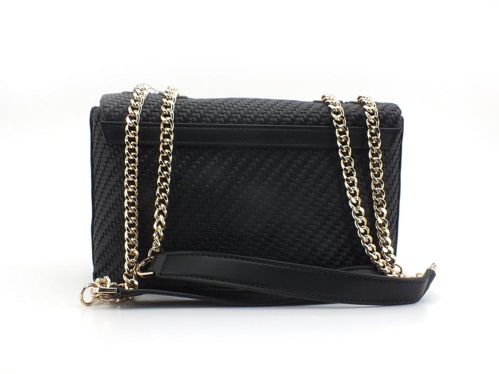 GUESS Hassie Crossbody Flap Borsa Intreccio Tracolla Black VG839721 - Sandrini Calzature e Abbigliamento