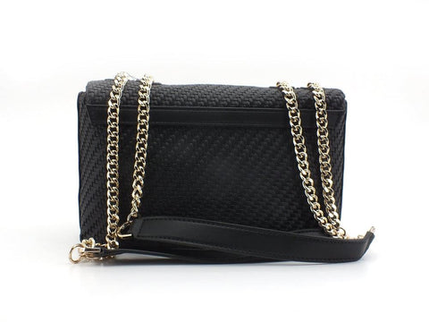 GUESS Hassie Crossbody Flap Borsa Intreccio Tracolla Black VG839721 - Sandrini Calzature e Abbigliamento