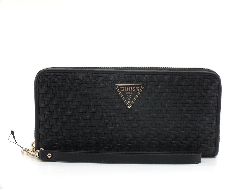 GUESS Hassie SLG Portafoglio Zip Around Black VG839746 - Sandrini Calzature e Abbigliamento