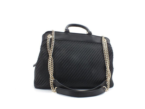 GUESS Hassie Tote Borsa Intreccio Black VG839723 - Sandrini Calzature e Abbigliamento