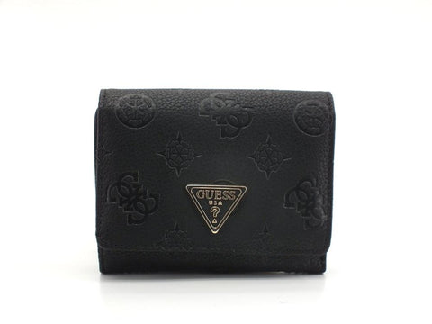 GUESS Helaina SLG Portafoglio Small Trifold Black PG840343 - Sandrini Calzature e Abbigliamento