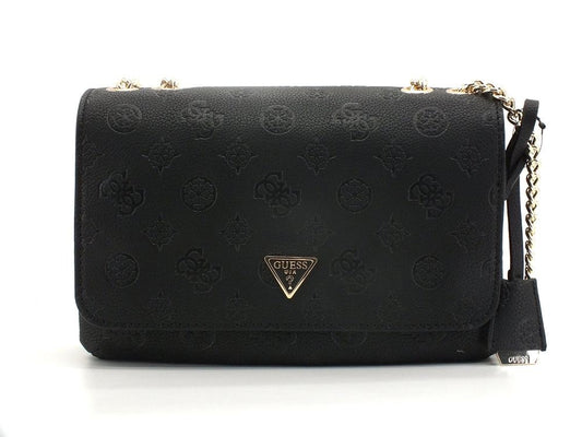 GUESS Helania Crossbody Flap Borsa Loghi Black PG840321 - Sandrini Calzature e Abbigliamento