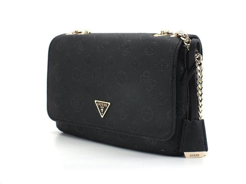 GUESS Helania Crossbody Flap Borsa Loghi Black PG840321 - Sandrini Calzature e Abbigliamento