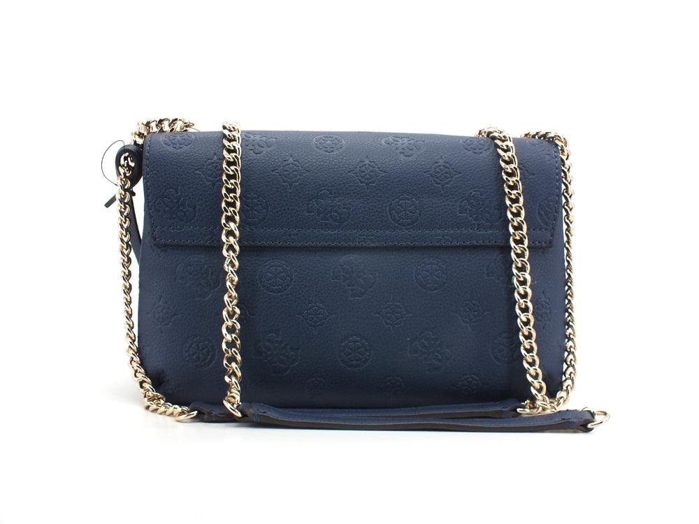 GUESS Helania Crossbody Flap Borsa Loghi Navy PG840321 - Sandrini Calzature e Abbigliamento