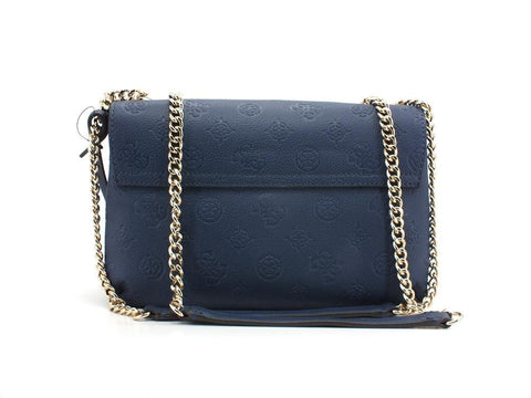 GUESS Helania Crossbody Flap Borsa Loghi Navy PG840321 - Sandrini Calzature e Abbigliamento