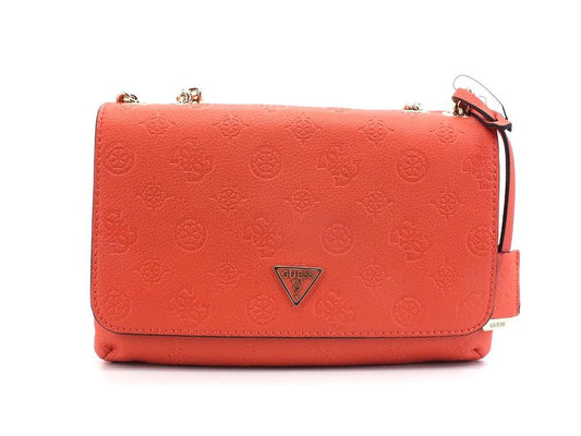 GUESS Helania Crossbody Flap Borsa Loghi Papaya PG840321 - Sandrini Calzature e Abbigliamento