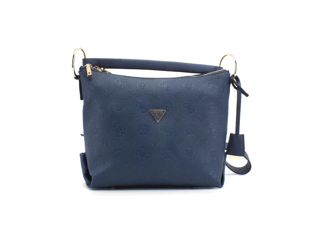 GUESS Helania Hobo Borsa Loghi Navy PG840302 - Sandrini Calzature e Abbigliamento