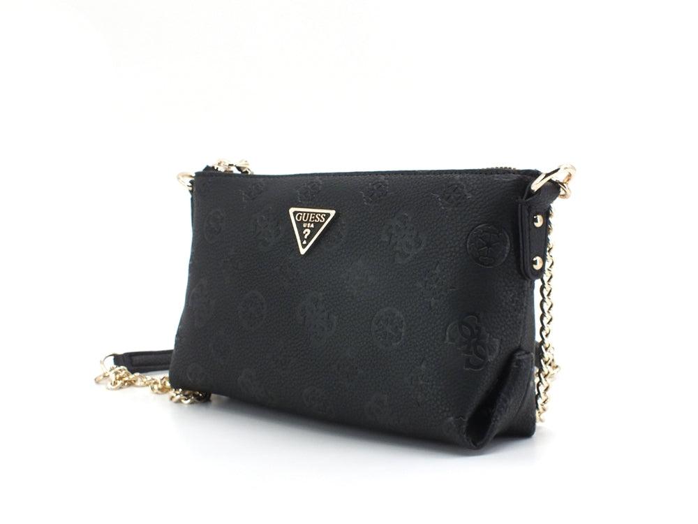GUESS Helania Mini Crossbody Loghi Borsa Tracolla Black PG840372 - Sandrini Calzature e Abbigliamento