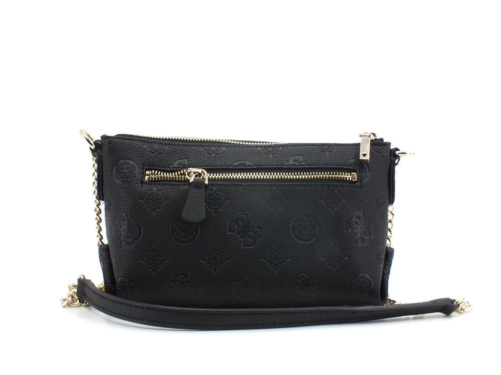 GUESS Helania Mini Crossbody Loghi Borsa Tracolla Black PG840372 - Sandrini Calzature e Abbigliamento
